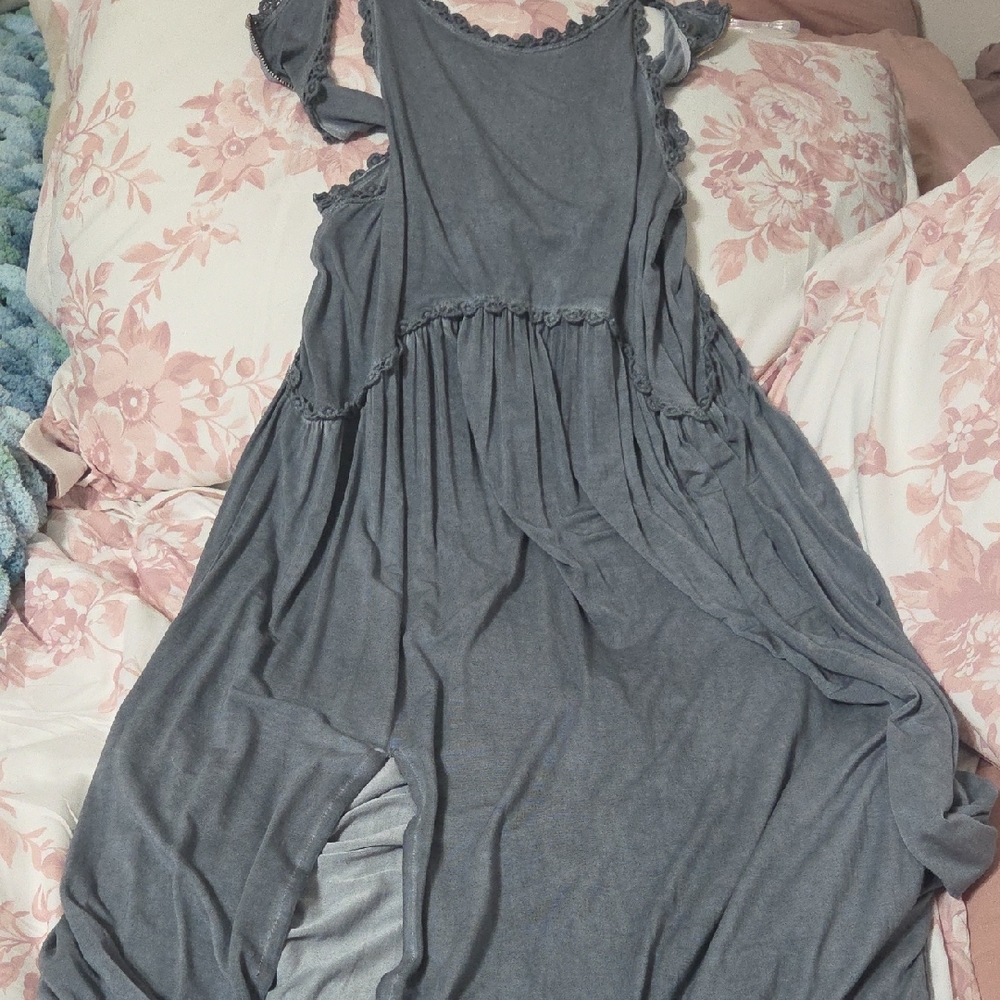 Elegant Gray Women's Dress